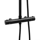 Душовий гарнітур Yoka FERRA 25 BLACK черный з термостатом (BP.FERRA THERM 25 BLK)
