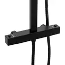 Душовий гарнітур Yoka GIRA 25 BLACK черный з термостатом (BP.GIRA THERM 25 BLK)