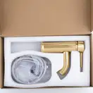 Змішувач для раковини (умивальника) Yoka SPA 24 GOLD золотий низький (BU.SPA24-GLD)