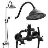 Душевой гарнитур Yoka DIXI BLACK черный (BP.DIXI BLK)
