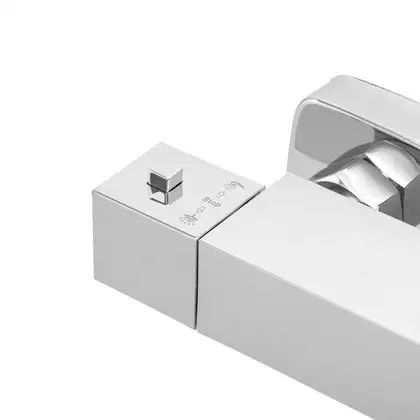 Душовий гарнітур Yoka CUBE 25 CHROM хром з термостатом (BP.CUBE THERM 25 CHRO)