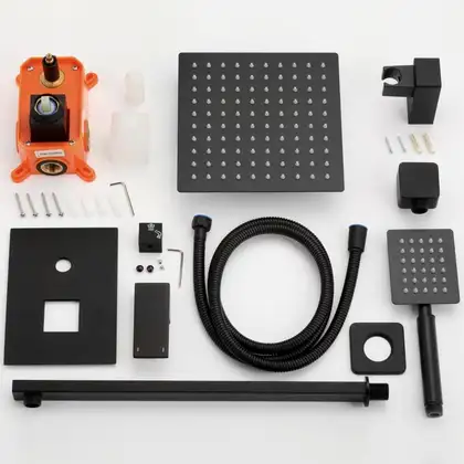 Душевой гарнитур скрытого монтажа Yoka DUAL BLACK + BOX черный (BP.DUAL-BLK) Душевой гарнитур скрытого монтажа Yoka DUAL BLACK + BOX черный (BP.DUAL-BLK)