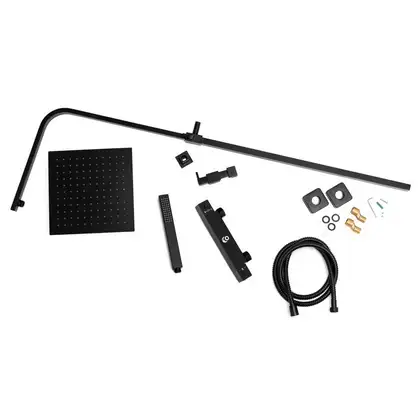 Душовий гарнітур Yoka GIRA 25 BLACK черный з термостатом (BP.GIRA THERM 25 BLK) Душовий гарнітур Yoka GIRA 25 BLACK черный з термостатом (BP.GIRA THERM 25 BLK)