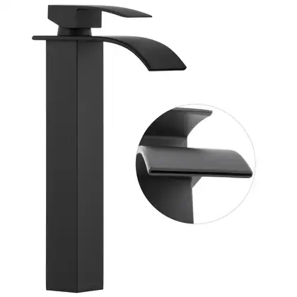 Смеситель для раковины (умывальника) Yoka NIAGARA 36 BLACK черний высокий (BU.NIAGARA 36-BLK) Смеситель для раковины (умывальника) Yoka NIAGARA 36 BLACK черний высокий (BU.NIAGARA 36-BLK)