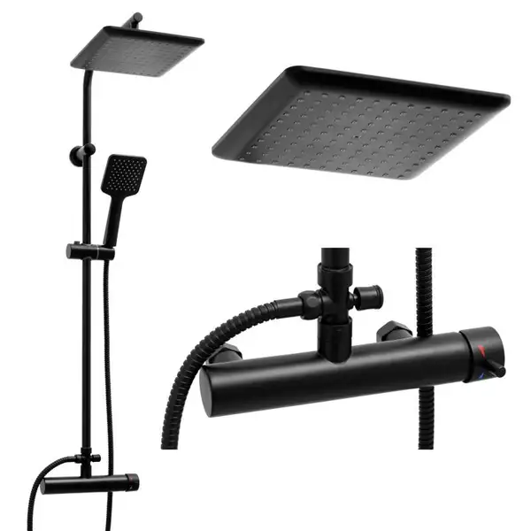 Душовий гарнітур Yoka BODO 23 BLACK черный (BP.BODO 23 BLK)