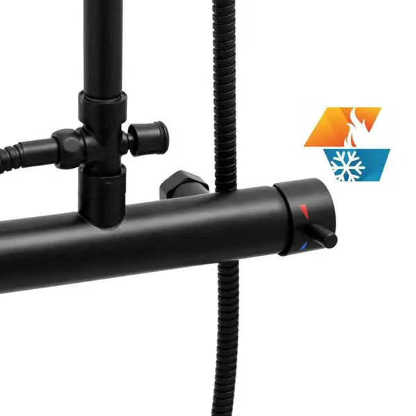 Душовий гарнітур Yoka BODO 23 BLACK черный (BP.BODO 23 BLK)