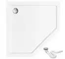 Душова Кабіна REA Золото 90x90 + Душевий Піддон REA 90x90 KPL-4904-8543