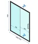 Душова Кабіна REA Rapid Slide 120x100 KPL-6402-6423