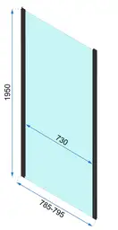 Душова Кабіна REA Rapid Slide 160x80 KPL-6406-6421