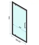 Rea Душова Кабіна Rapid Swing 80x90 KPL-K6408-K6422 (KPL-6408-6422)
