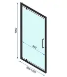 Rea Душова Кабіна Rapid Swing 80x90 KPL-K6408-K6422 (KPL-6408-6422)