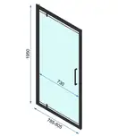 Душова Кабіна REA Rapid Swing 120x90 KPL-6413-6422
