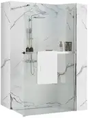 Душова Стінка REA Aero Хром 120 + EVO KPL-7550-08947