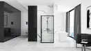 Душова Кабіна REA Space In Чорний 80x100 + Душовий Піддон Savoy Чорний KPL-8882-4087