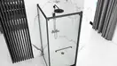 Душова Кабіна REA Space In Чорний 90x90 REA-8881