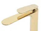 Смеситель для раковины (умывальника) REA BERG GOLD золотой высокий (REA-B2042)