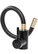 Змішувач для кухні REA CLEVER BLACK GOLD MATT чорний\матове золото (REA-B5219)
