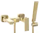 Rea Fenix Gold Смеситель для ванны и душа, золотой (REA-B5666)