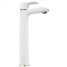 Rea Bloom White Gold Змішувач для раковини, високий, білий (REA-B9931)