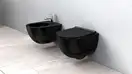 Подвесное биде REA CARTER BLACK черный (REA-C4210)