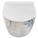 Подвесной унитаз REA CARLOS GRANIT SHINY GLOSSY (REA-C8002)
