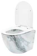 Подвесной унитаз REA CARLOS GRANIT SHINY GLOSSY (REA-C8002)