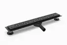 Трап для душа REA GREEK 80 PRO BLACK черный (REA-G8025)