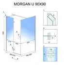 Душова Кабіна REA Morgan 90x90 REA-K7400