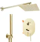 Душевая система REA OVAL GOLD + BOX скрытого монтажа (REA-P8466)