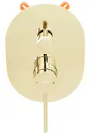 Душевая система REA OVAL GOLD + BOX скрытого монтажа (REA-P8466)