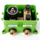 Душевая система REA PARKER BRUSHED GOLD + BOX скрытого монтажа (REA-P9141)