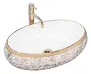 Умывальник (раковина) REA MERYL WHITE GOLD накладной (REA-U5054)