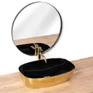 Rea Rich Gold/Black накладная раковина (REA-U9600)