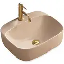 Умывальник (раковина) REA LUIZA 50 BEIGE MAT накладной (REA-U9609)