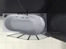 Шторка для ванны REA IDEA CHROME 120 складная (REA-W0850)