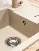Кухонна мийка REA NILS BEIGE набір 5в1 (ZLE-00102)