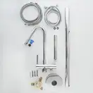 Смеситель для ванны Yoka NEMA CHROM хром напольный (BP.NEMA CHR)