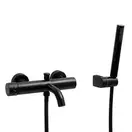 Змішувач для ванни Yoka SUNTO BLACK черный настенный з виливом (BP.SUNTO-BLK)