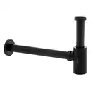 Сифон універсальний для раковины (умивальника) Yoka BLACK MAT CLICK-KLAK черный (SYPOP-14-BLK)