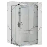 Душова Кабіна REA Punto 80x100 + Душовий Піддон Savoy KPL-1889-4087