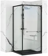 Душова Кабіна REA Space In Чорний 90x90 REA-8881