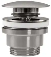 Донный клапан для умывальника REA KLIK-KLAK NIKIEL BRUSHED (REA-A6000)