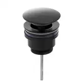 Донний клапан для ванни Yoka KLIK-KLAK BLACK черный (BK.POP-71-BLK)