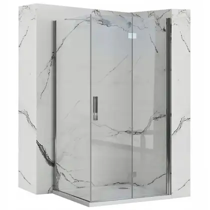 Душова Кабіна REA Molier Хром 80x90 KPL-6367-8535 Душова Кабіна REA Molier Хром 80x90 KPL-6367-8535