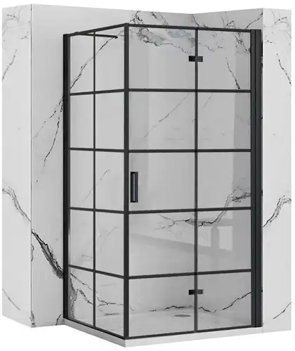 Душова Кабіна REA Molier Чорний 80x80 KPL-8537-8412 Душова Кабіна REA Molier Чорний 80x80 KPL-8537-8412