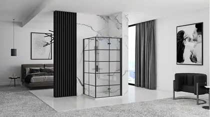 Душова Кабіна REA Molier Чорний 80x90 KPL-8537-8531 Душова Кабіна REA Molier Чорний 80x90 KPL-8537-8531
