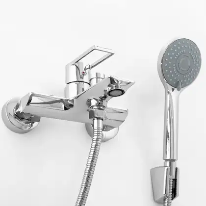 Смеситель для ванны REA FLIP CHROM хром настенный (REA-B2002)
