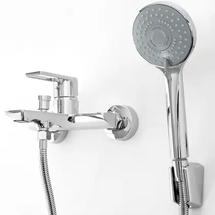 Смеситель для ванны REA FLIP CHROM хром настенный (REA-B2002)