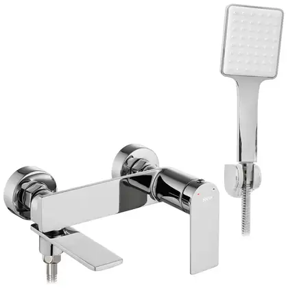 Rea Storm Смеситель для ванны и душа, хром (REA-B6204) Rea Storm Смеситель для ванны и душа, хром (REA-B6204)