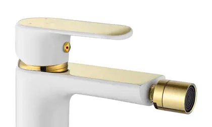Смеситель для биде REA BLOOM WHITE GOLD (REA-B9930)